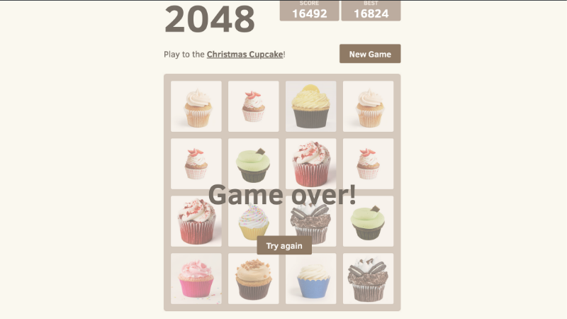 2048 cupcakes