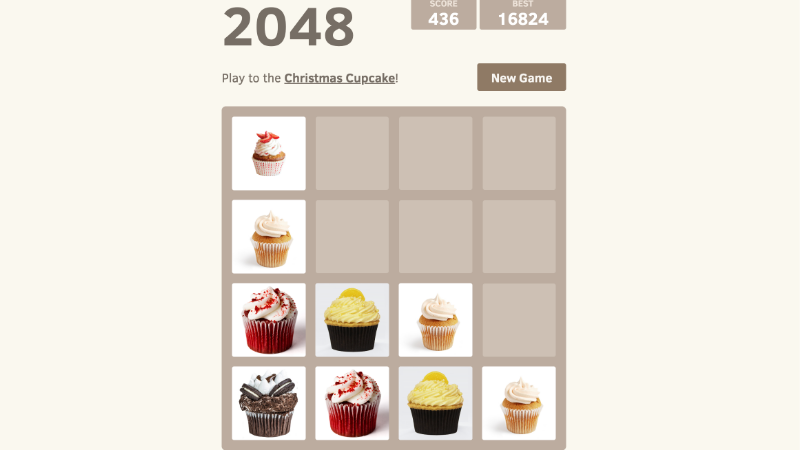 2048 cupcakes